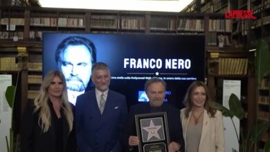Franco Nero, il ministero della Cultura celebra la sua stella sulla Walk of Fame