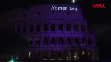 Il Colosseo si illumina di rosa per sostenere la prevenzione dei tumori al seno