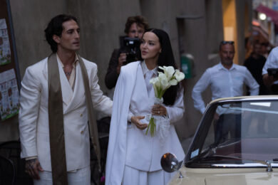 Le nozze di Damiano David e Dove Cameron a Montalcino ( Foto Ginevra Fatarella/LaPresse)