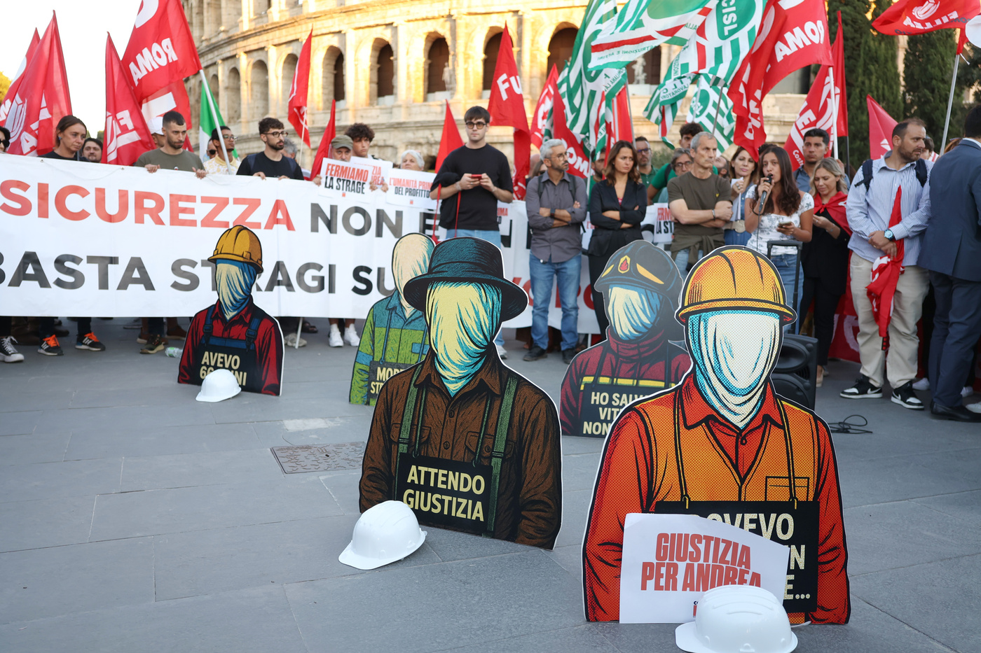 Operaio morto al Colosseo, Landini: “La vittima lavorava in subappalto. La preca