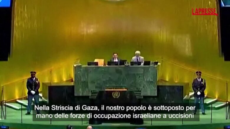 Abu Mazen all’Onu: “A Gaza i palestinesi affrontano una guerra genocida”