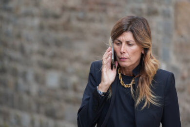 Weddig Planner Alessandra Grillo al matrimonio di Damiano David e Dove Cameron a Montalcino (Foto Alessandro La Rocca - LaPresse)
