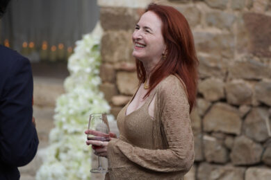 La madre di Dove Cameron a Montalcino per il matrimonio di Damiano David e Dove Cameron (Foto Alessandro La Rocca - LaPresse)