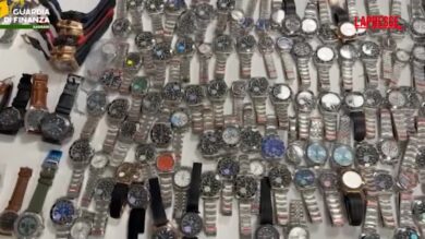 Olbia, la Gdf sequestra oltre mille orologi di lusso falsi