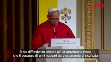 Papa Leone XIV in Francia: “Stop alla corsa ad armi nucleari”