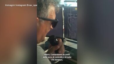 Comandante di ITA Airways va in pensione dopo 47 anni: il saluto e gli auguri della torre di controllo