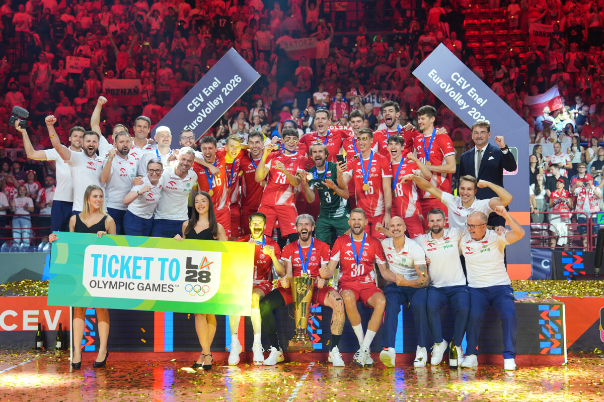 Galleria foto 'Europei pallavolo maschile 2026, le foto della finale Polonia-Francia 3-1' - foto 14