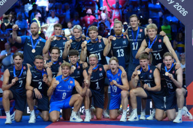 Finlandia terza classificata agli Europei volley, Polonia-Francia a Milano (Foto Claudio Furlan/LaPresse)