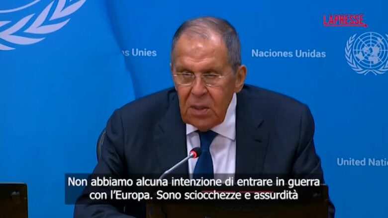 Ucraina, Lavrov: "Nessuna intensione di entrare in guerra con l'Europa"