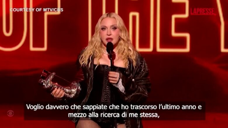 Mtv Awards, Madonna domina i premi: il discorso della popstar