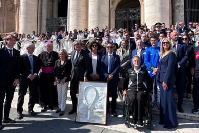 Tennis & Friends da Papa Leone XIV alla vigilia della nuova edizione della manifestazione al Foro Italico