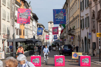 Trento, al via il Festival dello Sport: attesi 300 ospiti