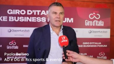 Giro d'Italia, Bellino: "Genera economia e 'Pil della felicità'"