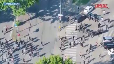 Scontri Torino-Juventus, blitz della polizia: misure cautelari per 22 ultras