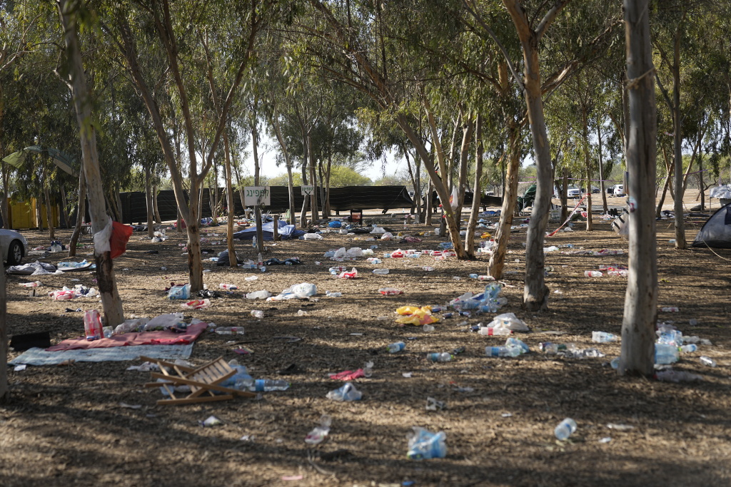 Galleria foto '7 ottobre, le foto dei luoghi del Nova Music Festival dopo l’assalto di Hamas' - foto 4