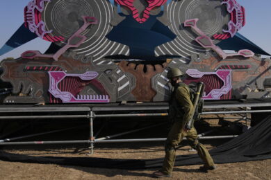 Conflitto Israele-Palestina - il luogo del festival musicale al confine con Gaza dove è avvenuto il massacro di 260 partecipanti