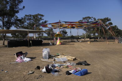 Conflitto Israele-Palestina - il luogo del festival musicale al confine con Gaza dove è avvenuto il massacro di 260 partecipanti