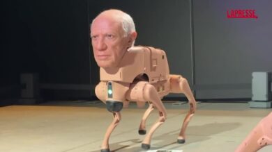 Torino, alla Wave by Vento 2026 cani robot dalle sembianze di artisti famosi