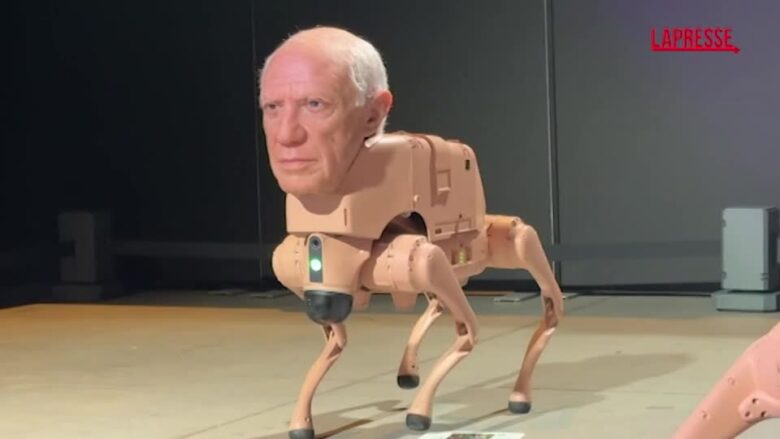 Torino, alla Wave by Vento 2026 cani robot dalle sembianze di artisti famosi