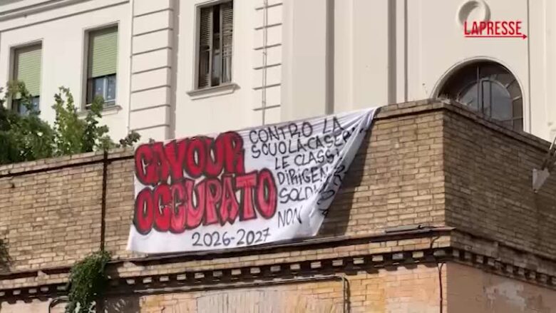 Protesta studenti, dentro il liceo Cavour: il primo a dare il via alle occupazioni romane