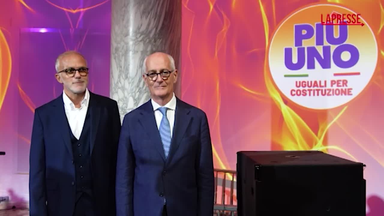 pi249 uno ruffini gabrielli presentano il logo lo slogan recita 8216uguali per costituzione8217 da Lapresse.it pi249 uno ruffini gabrielli presentano il logo lo slogan recita 8216uguali per costituzione8217