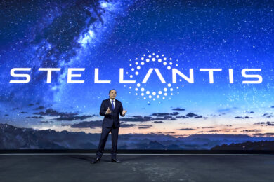 Antonio Filosa CEO di Stellantis al The Night Before evento Stellantis a Parigi (Foto Fabio Ferrari/LaPresse)