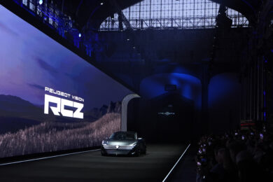 Peugeot vision RCZ al The Night Before evento Stellantis a Parigi (Foto Fabio Ferrari/LaPresse)