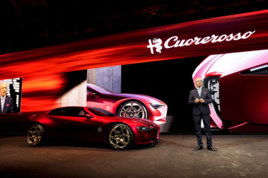 Santo Ficili - CEO Alfa Romeo and Alfa Romeo Cuore Rosso al The Night Before evento Stellantis a Parigi (Foto Fabio Ferrari/LaPresse)