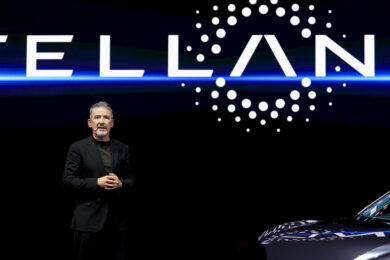 Gilles Vidal - Head of Design per i marchi Europei di Stellantis al The Night Before evento Stellantis a Parigi (Foto Fabio Ferrari/LaPresse)