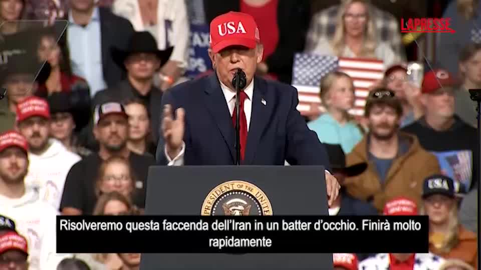 iran trump risolveremo la faccenda in batter d occhio da Lapresse.it iran trump risolveremo la faccenda in batter d occhio