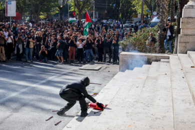 Manifestazione degli studenti contro riforma scuola - le immagini da Roma (Foto (Benvenuti/Lapresse)